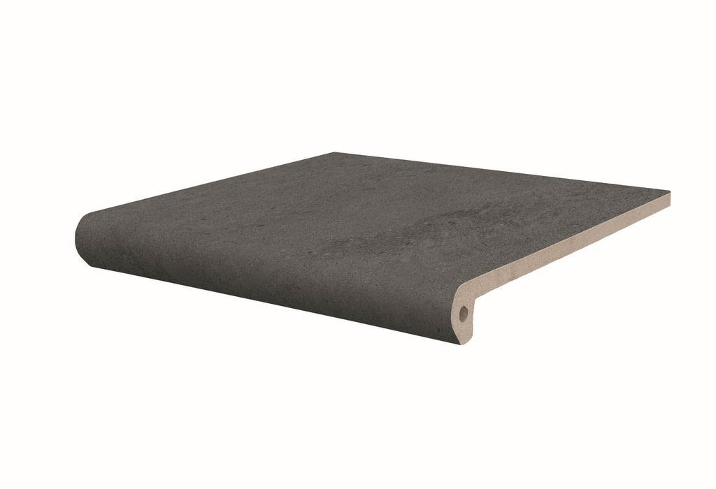 Ступень флорентинер рядовая Exagres Essenza Grafite Peldano ML 330x330 мм, C3/R12 Anti-slip