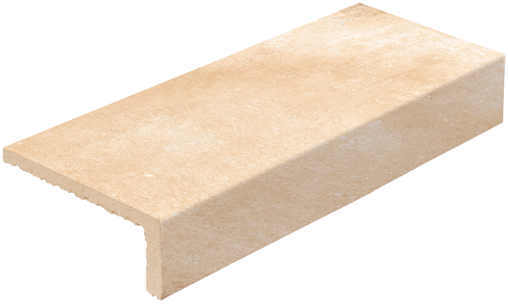 Ступень прямой угол Exagres Alhamar Paja Vierteaguas 150x330 мм, C3/R12 Anti-slip