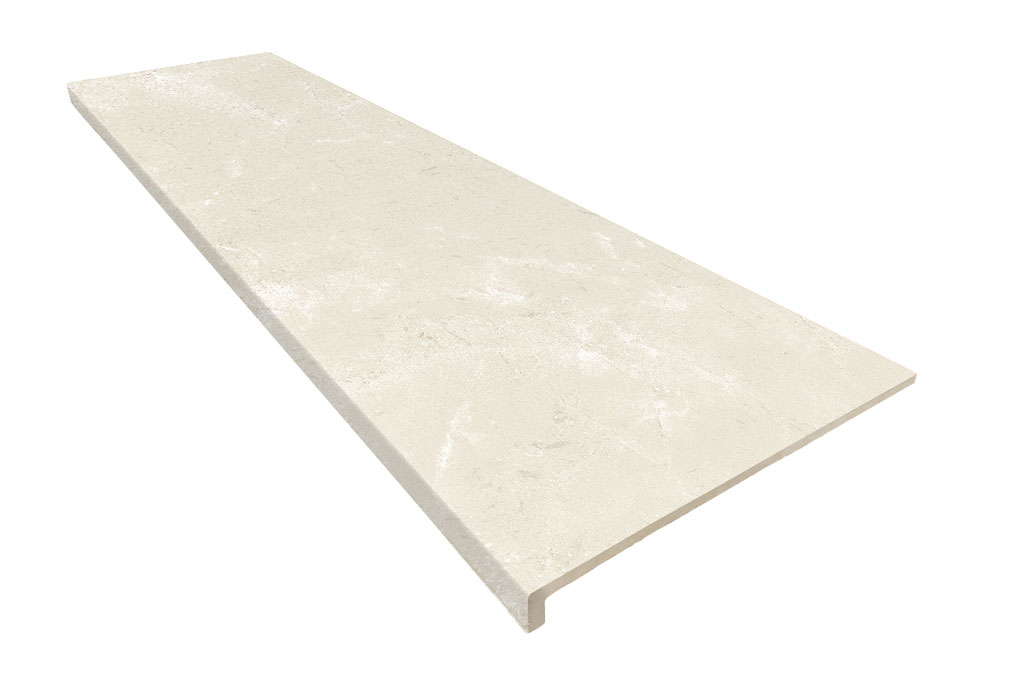 Ступень прямоугольная рядовая Exagres Marbles Crema Marfil Peldano recto 120, 1200x330 мм, C3/R12 Anti-slip