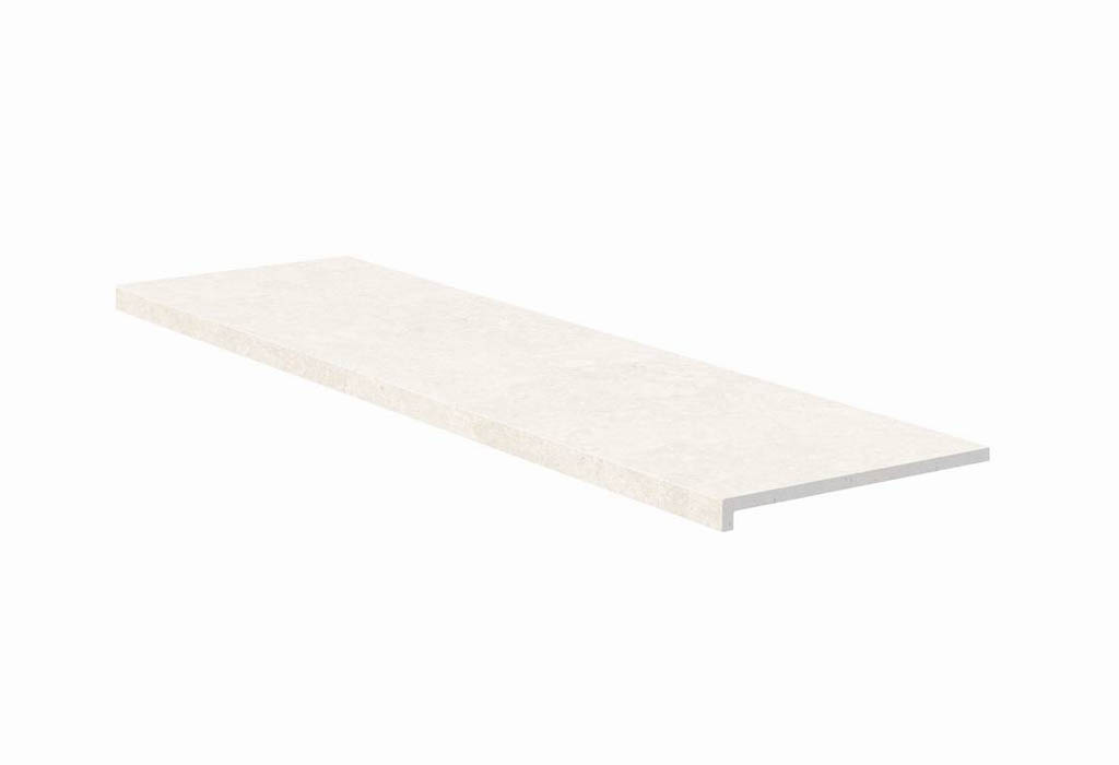 Ступень прямоугольная рядовая Exagres Bedford White Peldano recto 120, 1200x330 мм, C3/R12 Anti-slip