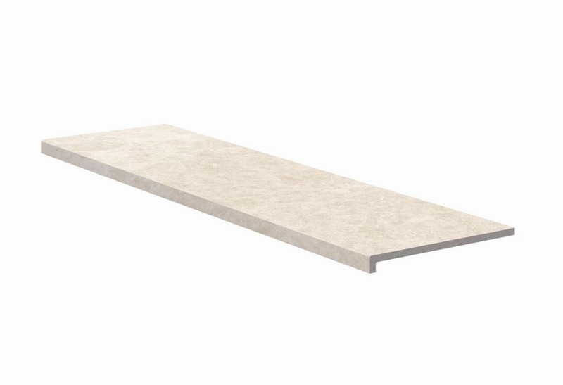 Ступень прямоугольная рядовая Exagres Ardenas Marfil Peldano recto BIG 120, 330x1200x30 мм, C3/R12 Anti-slip