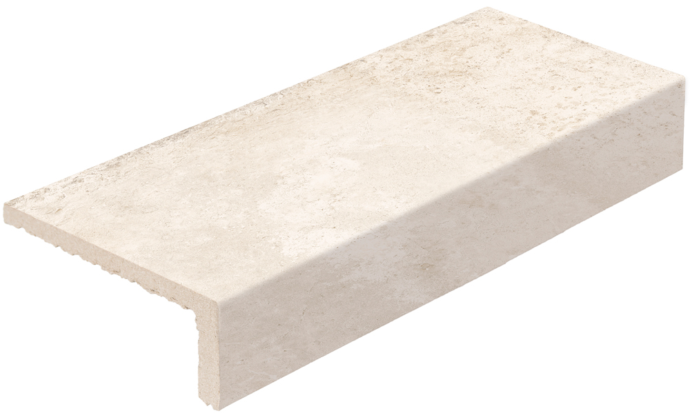 Ступень прямой угол Exagres Alhamar Blanco Vierteaguas 150x330 мм, C3/R12 Anti-slip