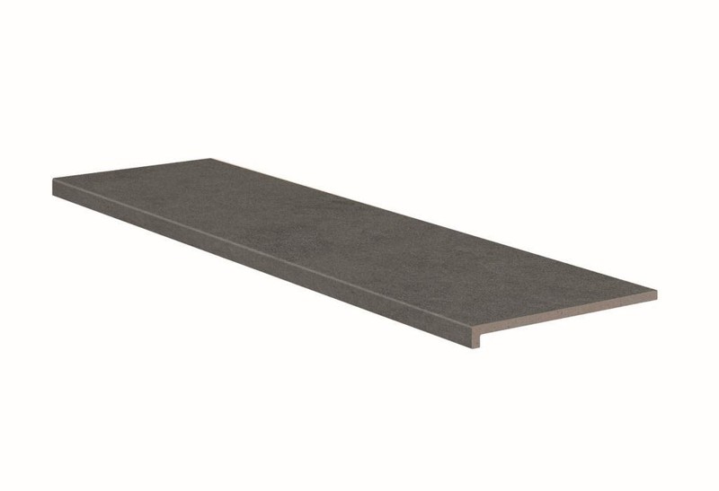 Ступень прямоугольная рядовая Exagres Essenza Grafite Peldano recto BIG 120, 330x1200 мм, C3/R12 Anti-slip