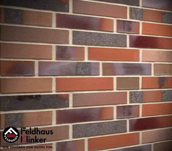 Клинкерный кирпич Feldhaus Carbona K560DF