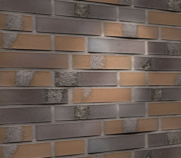 Клинкерный кирпич Feldhaus Carbona K564DF